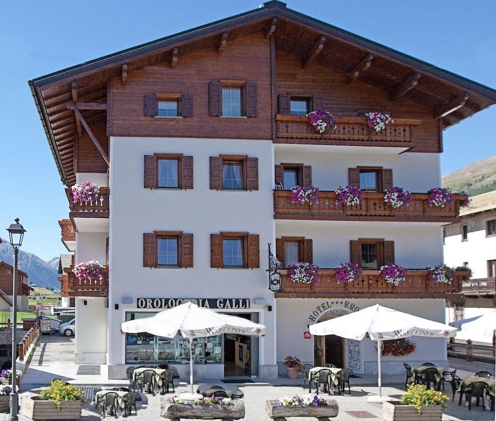 Hotel Krone Livigno Exteriör bild